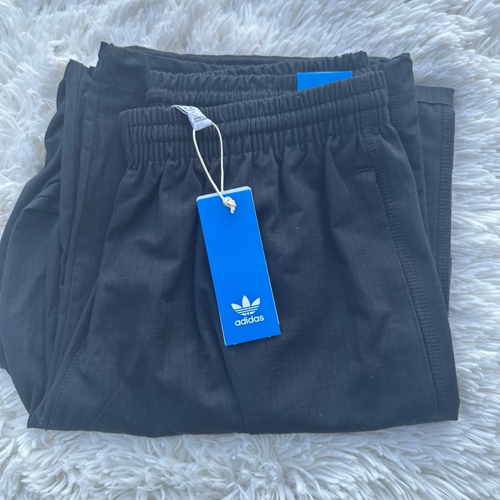 New Adidas Men Black ESS C Pants WV - JW6020